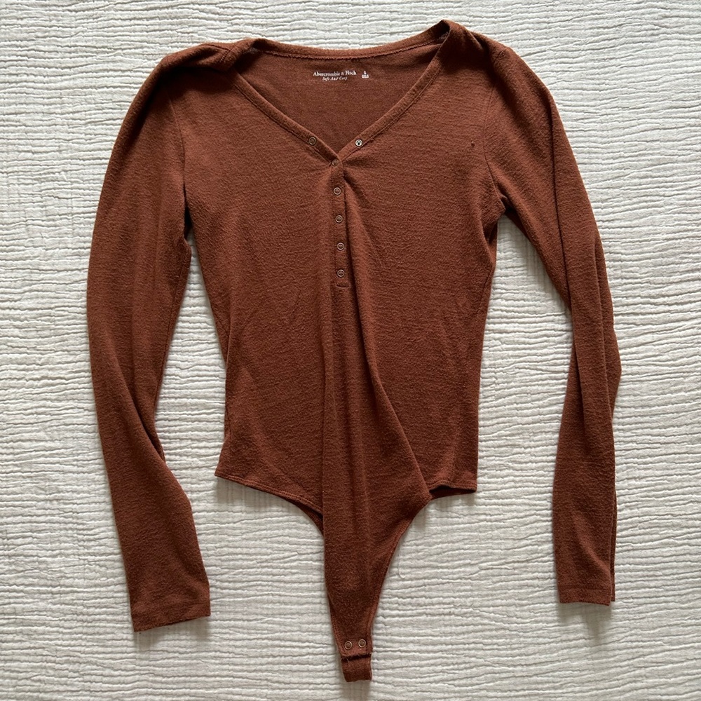 A&F Soft Collection Long-sleeve Bodysuit